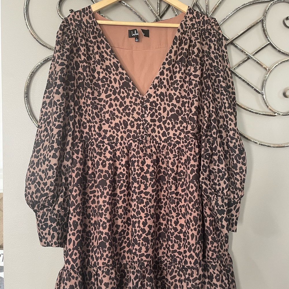 Animal print Lulu’s brand dress